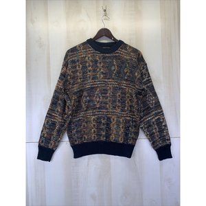 Vintage 80-90s Cosby Grandpa Alan Stewart Multi Color Leather Accent Mens